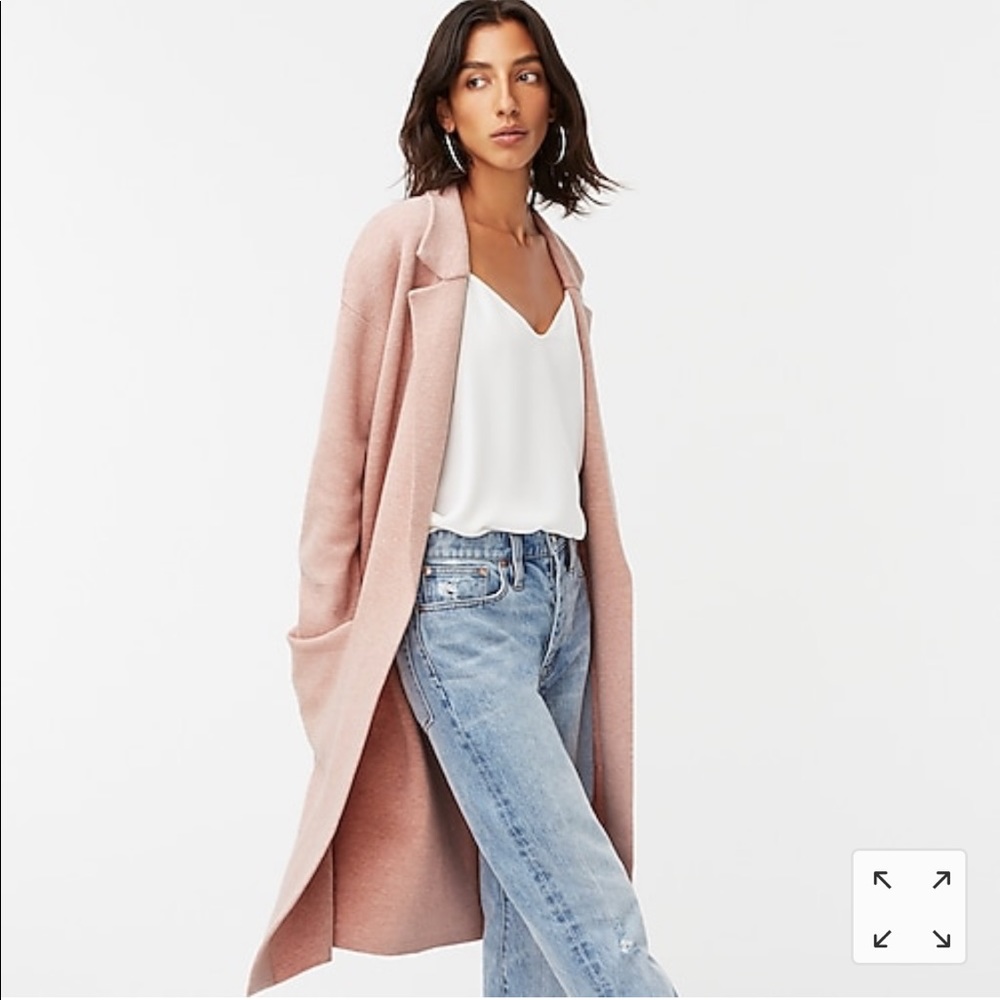 JCrew Ella Long Coatigan Sweater
